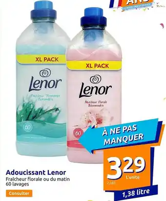 Action Adoucissant lenor offre
