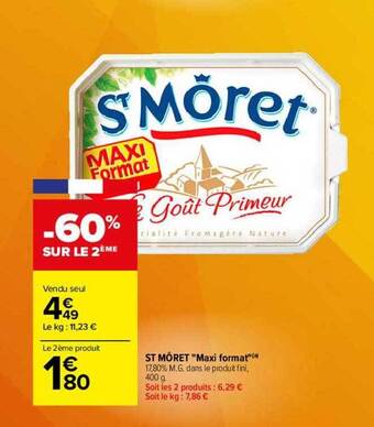 Carrefour St môret offre