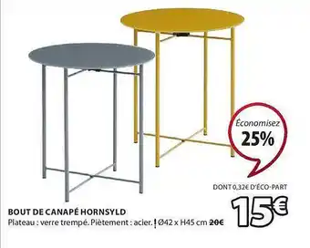 JYSK Bout de canapé hornsyld offre