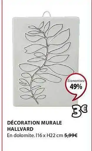 JYSK Décoration murale hallvard offre