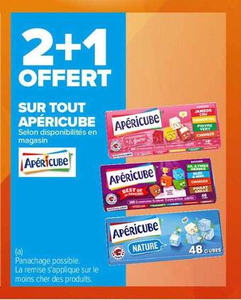 Carrefour Apéricube offre