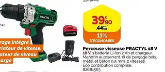 Weldom Perceuse visseuse practyl 18 v offre