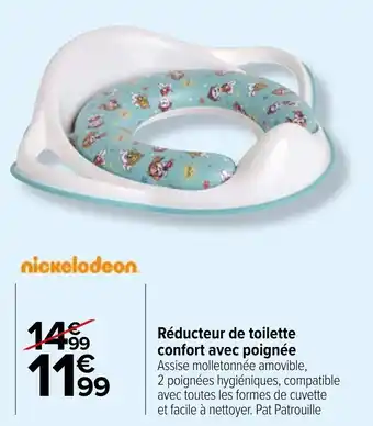 Carrefour Réducteur de toilette confort avec poignée offre