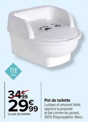 Carrefour Pot de toilette offre