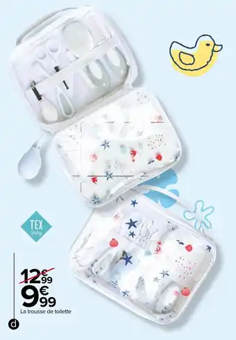 Carrefour Trousse de toilette offre