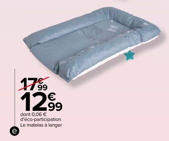 Carrefour Matelas à langer offre