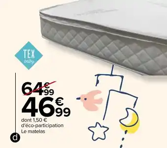 Carrefour Matelas moduloform offre