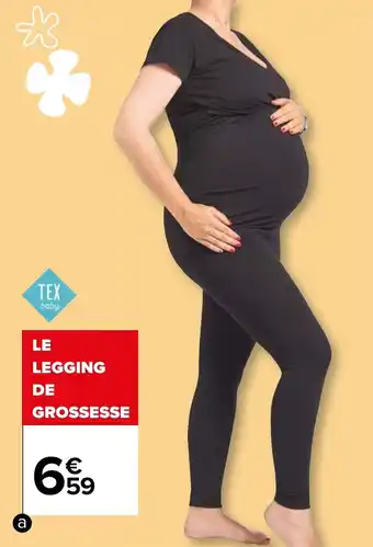 Carrefour Legging de grossesse offre