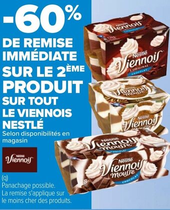 Carrefour Nestle viennois offre
