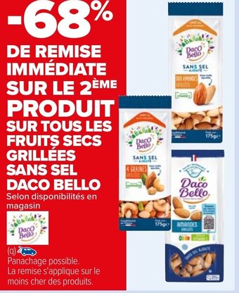 Carrefour Daco bello offre