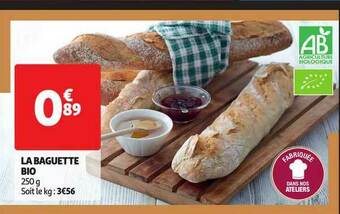 Auchan Direct La Baguette Bio offre