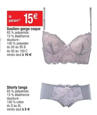 Cora x Carrefour Soutien-gorge coque offre