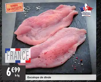 Escalope de dinde