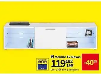Conforama Meuble tv naxos offre