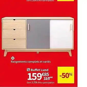 Conforama Buffet lund offre
