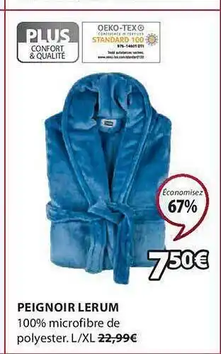 JYSK Peignoir lerum offre