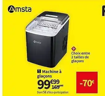 Conforama Machine à glaçons amsta offre