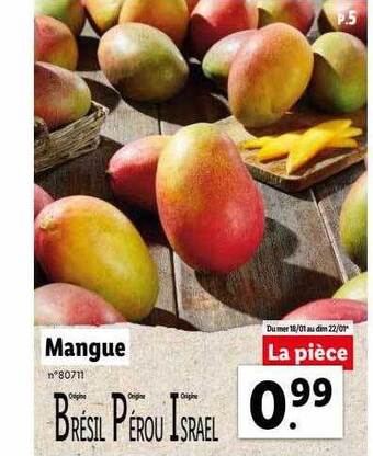 Lidl Mangue offre