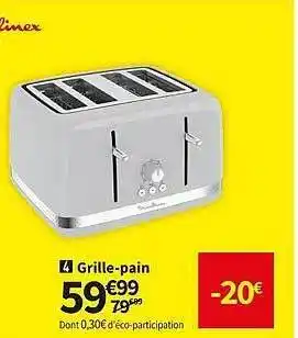 Conforama Grille-pain moulinex offre