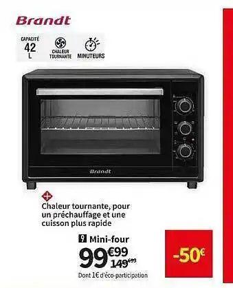 Conforama Mini-four brandt offre