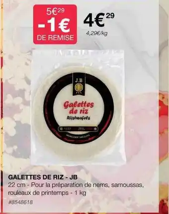 Costco Galettes de riz - jb offre