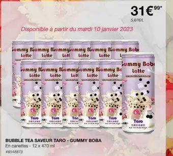 Costco Bubble tea saveur taro - gummy boba offre