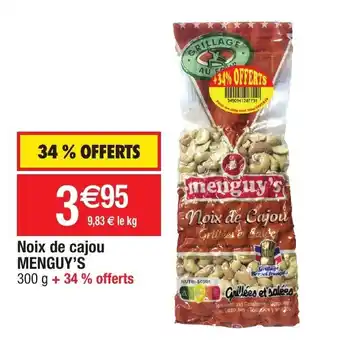 Noix de cajou menguy's
