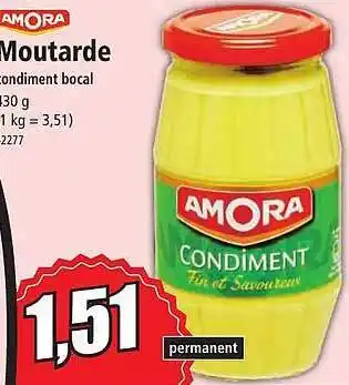 Norma Moutarde amora offre