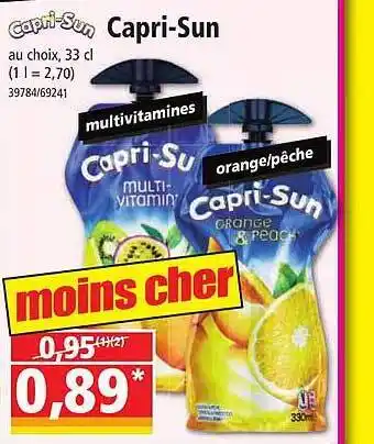 Norma Capri-sun offre