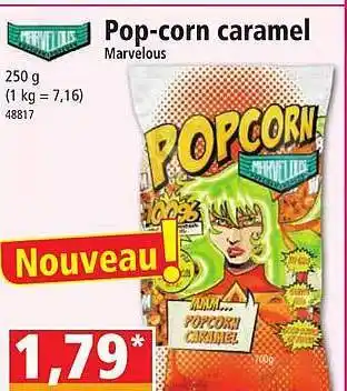 Norma Pop-corn caramel offre