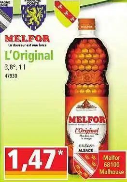 Norma L'original melfor offre