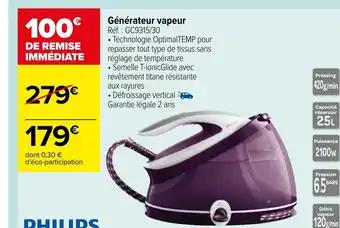 Gènèrateur Vapeur
