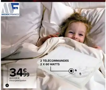 Carrefour Couverture Chauffante offre