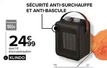 Carrefour Chauffage soufflant Cèramique offre