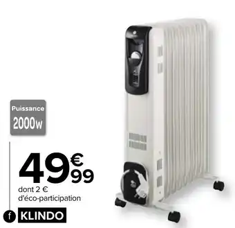 Carrefour radiateur bain d'huile offre