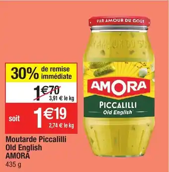 Moutarde piccalilli old english amora