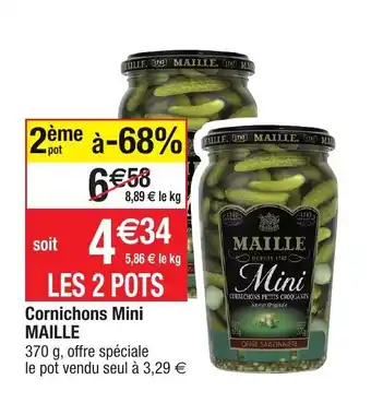 Migros Cornichons mini maille offre