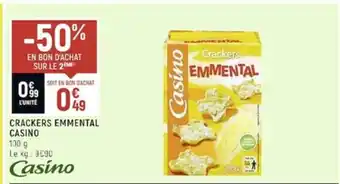 Spar Crackers Emmental Casino offre