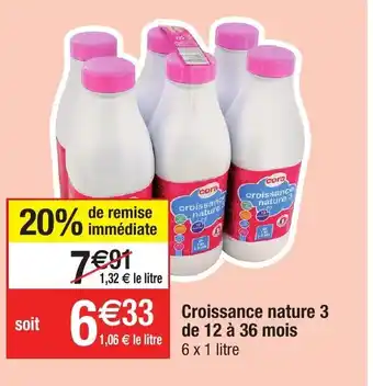 Migros Croissance nature 3 de 12 à 36 mois offre