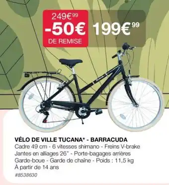 Costco Velo de Ville Tucana Barracuda offre
