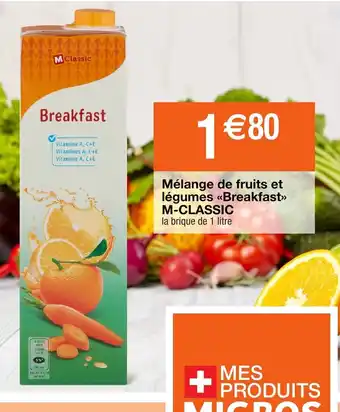 Migros Mélange de fruits et légumes offre