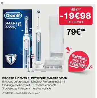 Brosse a Dents Electrique Smart 6 6000N