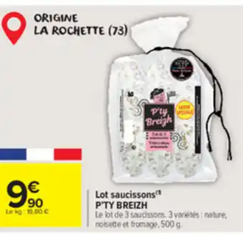 Lot saucissons p'ty breizh