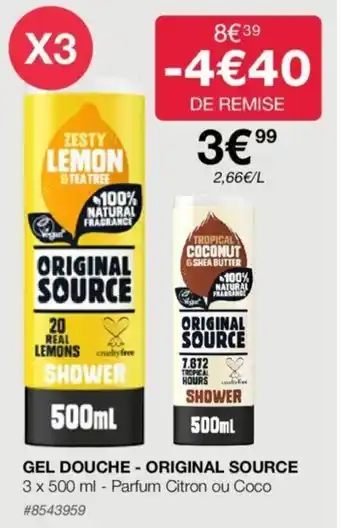 Costco Gel Douche Original Source offre