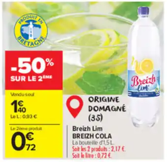 Carrefour Market Breizh lim breizh cola offre