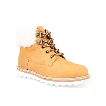 Bottines jaune charlie & friends cuir