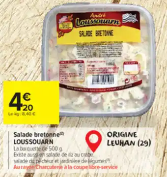 Carrefour Market Salade bretonne loussouarn offre