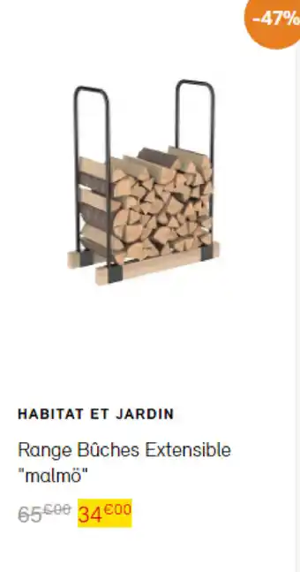 Range bûches extensible