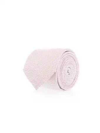 Cravate en soie jacquard - rouge