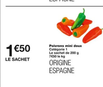 Monoprix Poivrons Mini Doux offre
